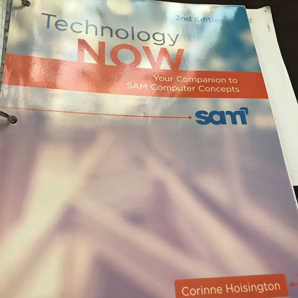 Technology now Sam 2nd edition
